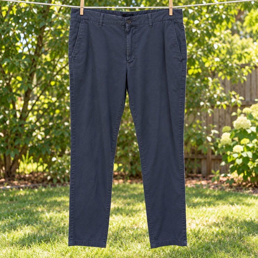 J.Crew Flex Sutton Men's Pants 34x34 Blue Stretch Chinos